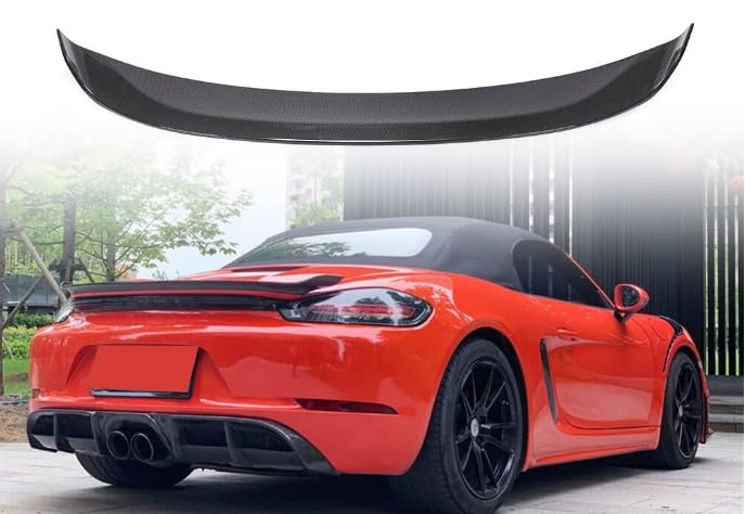 Amazon | カーボン製リア スポイラー for Porsche ポルシェ718