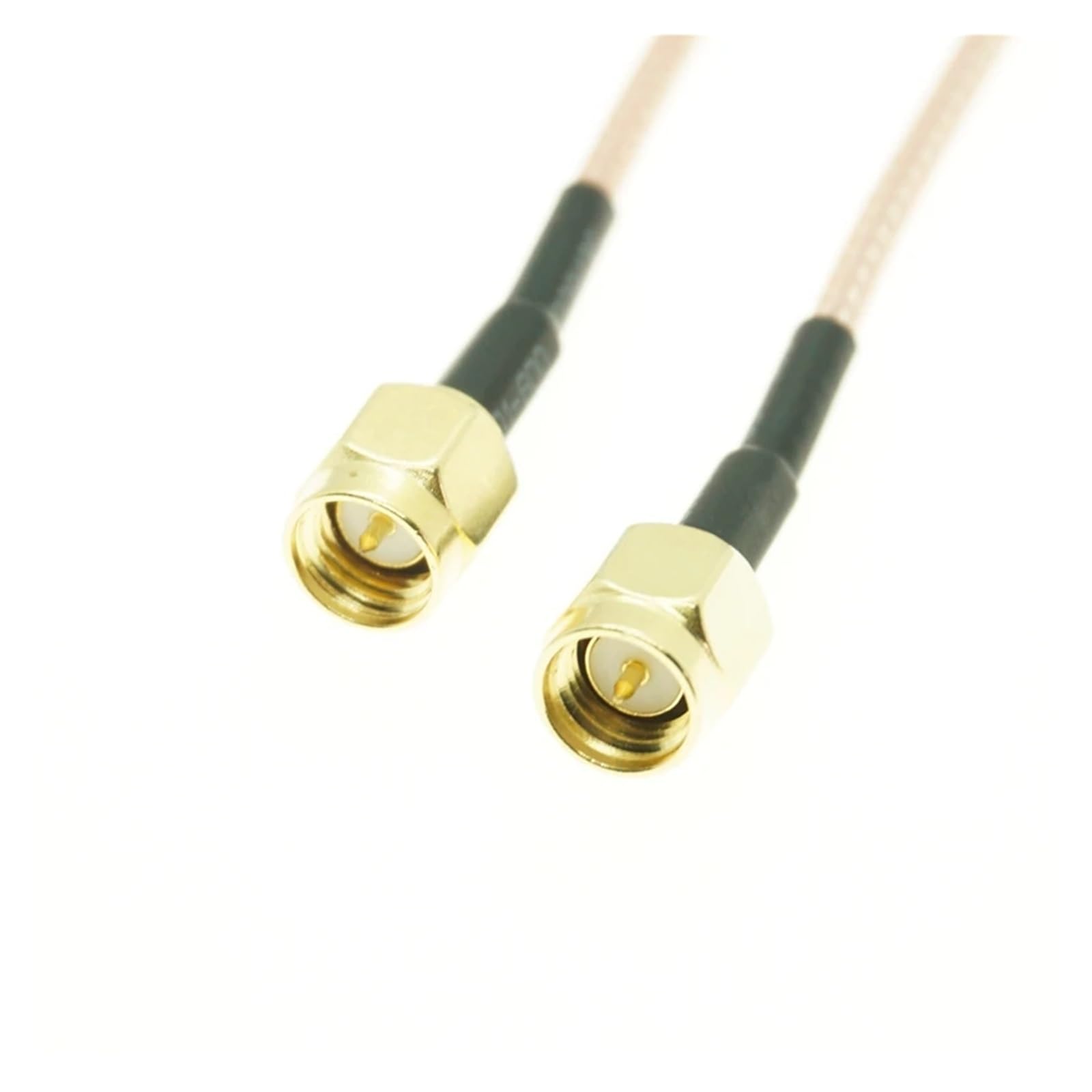 5-100 pièces RG316 SMA mâle à SMA mâle connecteur RF Pigtail Coax antenne Coaxial câble d'extension de cavalier (Color : 10Pcs, Size : 50CM)