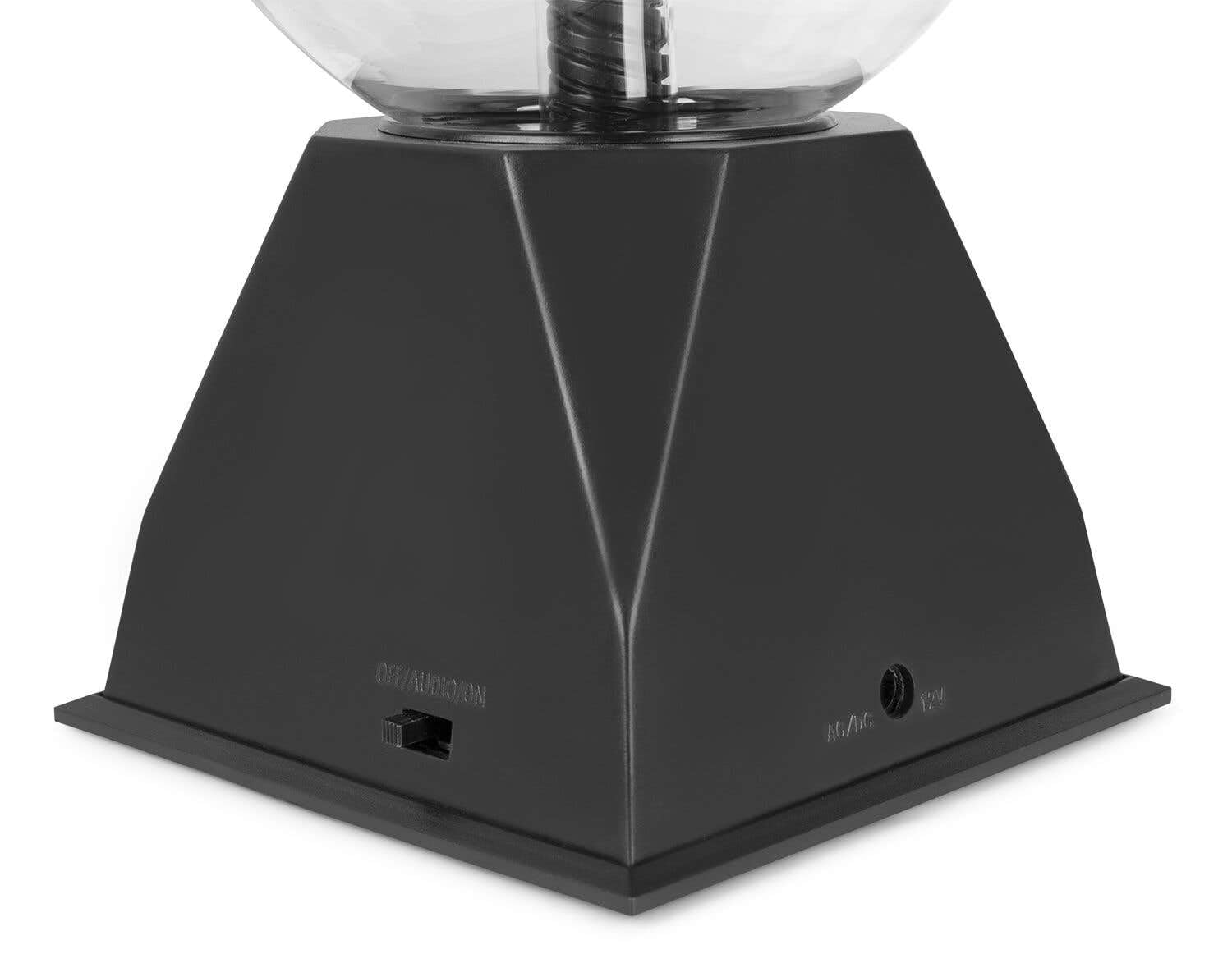 MAX PLB20 - Bola de plasma decorativa. Lampara mágica táctil con efecto fascinante con relámpagos que llegan hasta la punta de los dedos al tocarlos - Vidrio extra grueso