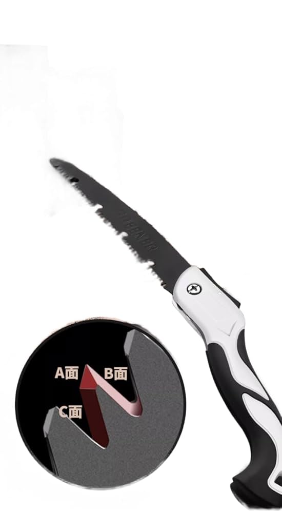 ハンドノコギリ Amazon | 弾性樹脂製ハンドル付き 園芸用木工ノコギリ 収納袋