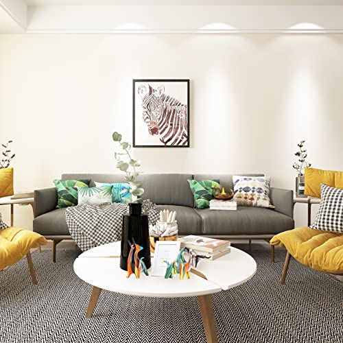 Shengtian Simple Creative Colorful Bull Statue Bullfight Sculptures Animal Statue Crafts Ornaments Home Office Bedroom Living Room Study Room Studio Decorations (B2) #TOP7