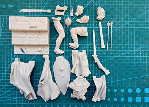 Kit modelo 1/18 para armar Caballero Templario antiguo miniatura 2