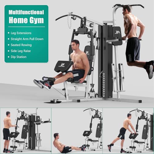 ULTRA FUEGO Multifunctional Home Gym Equipment Workout Station with Pulley System, Arm, and Leg Developer for Full Body Training - Image 5