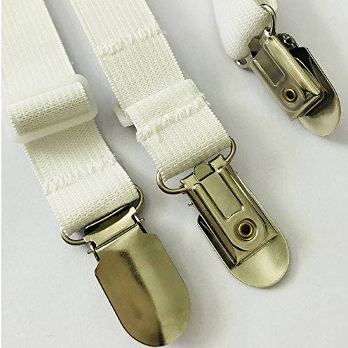 Monochef 8Pcs(2 Sets) Sheet Straps Suspenders Band Adjustable Bed Corner Holder Elastic Fasteners Clips Grippers Mattress Pad Cover Fitted Sheet #TOP4