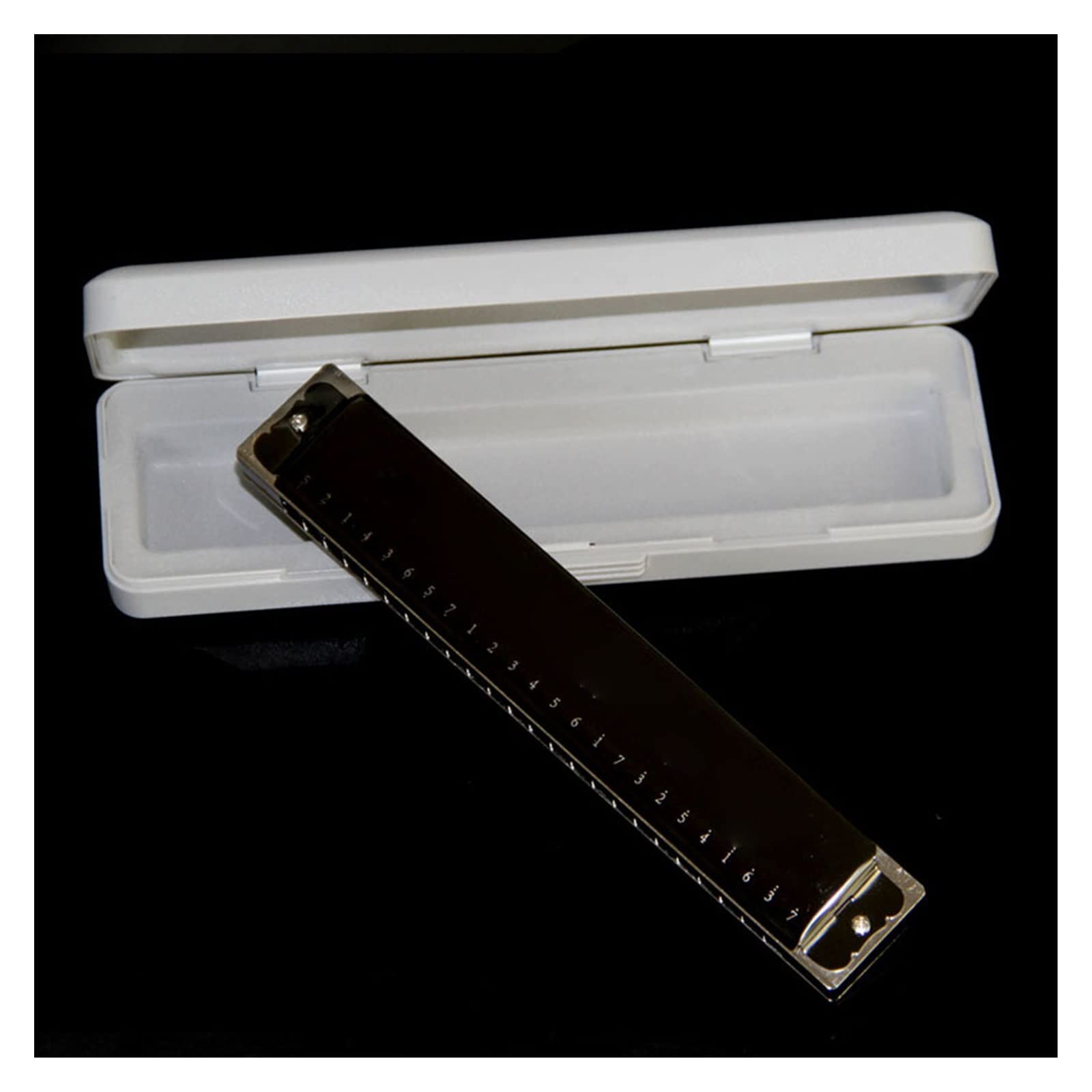 Profesjonalny Harmonijka 24-dołkowa Mosiężna Deska Do Siedzenia Tremolo Harmonica Key Of C