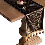 Utilisation polyvalente : Parfait pour diverses occasions, y compris les mariages, les fêtes, les banquets et les rassemblements de vacances, ce chemin de table ajoute une touche d'élégance à n'importe quel décor.