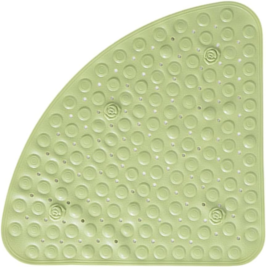 Bath Mat NoSlip Quadrant Shower Mat 56*56cm with Suction Cup Rubber No