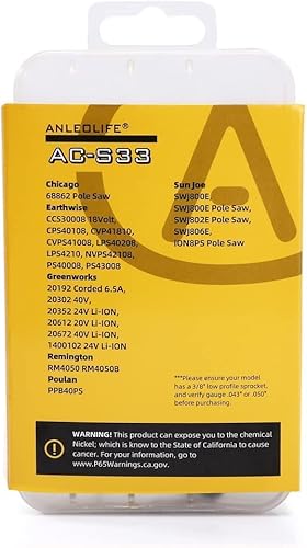 Miniatura 6 de A ANLEOLIFE Cadena de motosierra de 16 pulgadas, paquete de 4 eslabones de transmisión R56 de 38 pulgadas, calibre 0.043 pulgadas, 56 eslabones de