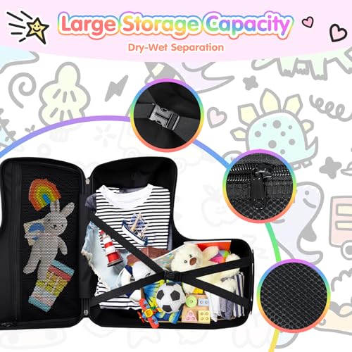 Smilesun DIY Coloring Ride-On Luggage