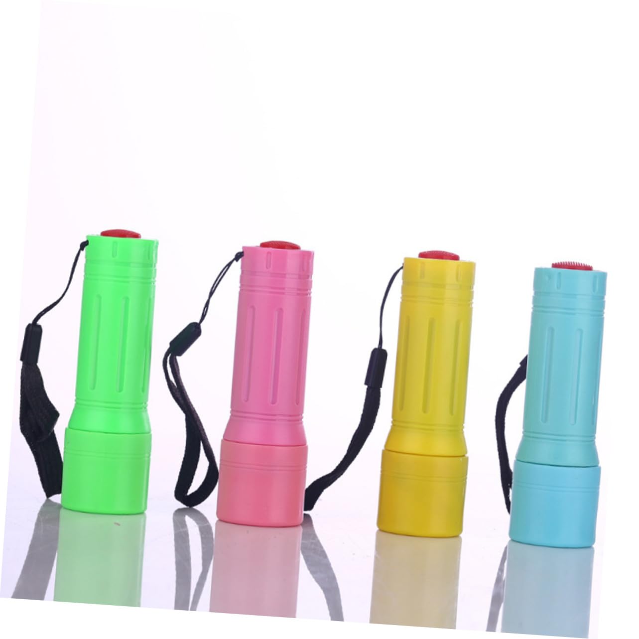 Linterna LED de Mano Mini Linterna para Camping Multicolor Compacta 12 Piezas sin Pilas Cuerda Colgante para Excursiones Uso Doméstico y Actividades al Aire Libre Color Aleatorio