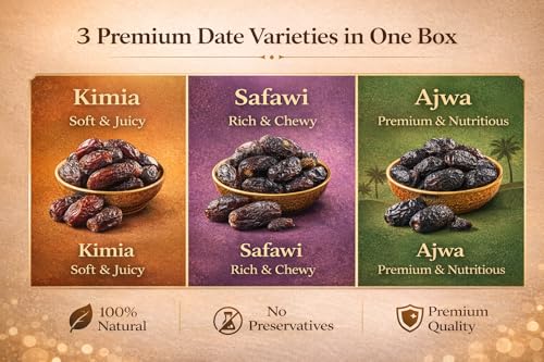 Image of Emazing Gourmet Shahi Dates | Naturally Sweet Rich Taste & Soft Texture | Premium Quality (Dates Gift Pack)