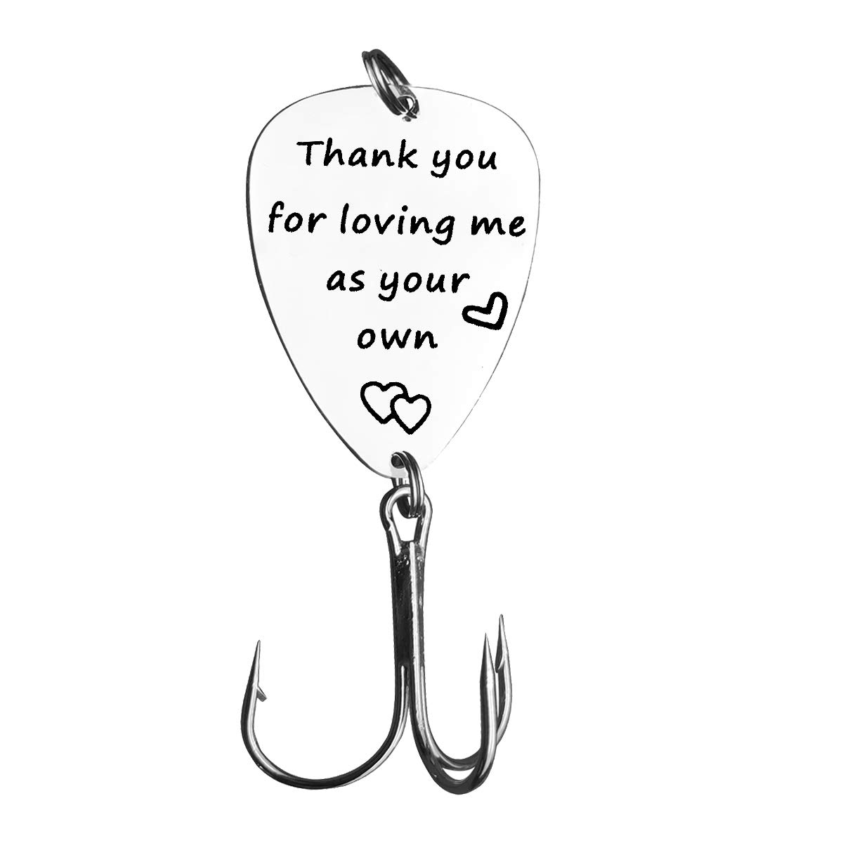 Fishing Lure Gift for Step Dad Fathers Day Present Christmas Birthday Gifts for Stepdad Stepfather Bonus Dad Thanksgiving Gift Step Dad Gifts from Daughter Son