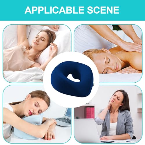 Cara para masaje sin presión y almohada transpirable de siesta 5