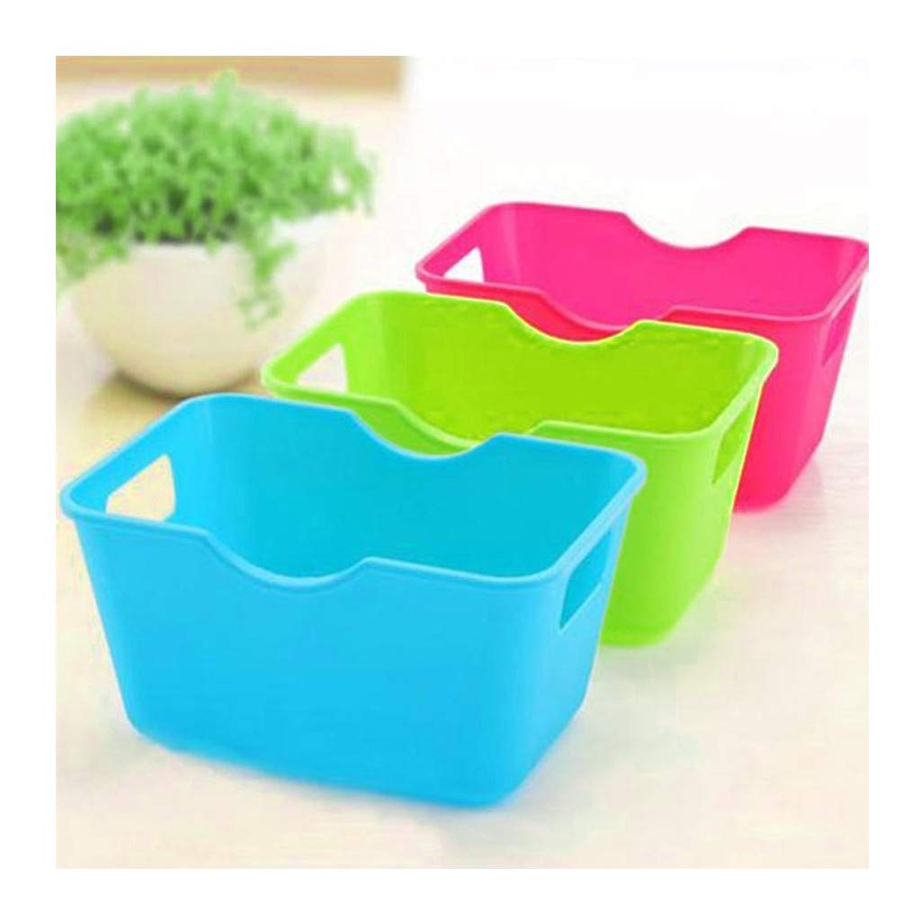Plastic Desktop Stuffs Organizer Makeup Storage Baskets Space-Saving Perfect for Storing Small Household Items