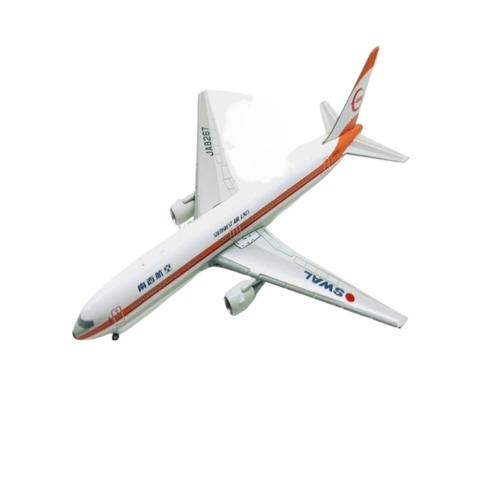 1/400 per B767 Modello di Aereo Classico Bianco in Lega in Edizione Limitata Kit di Costruzione di Modello di Souvenir di Aereo passeggeri