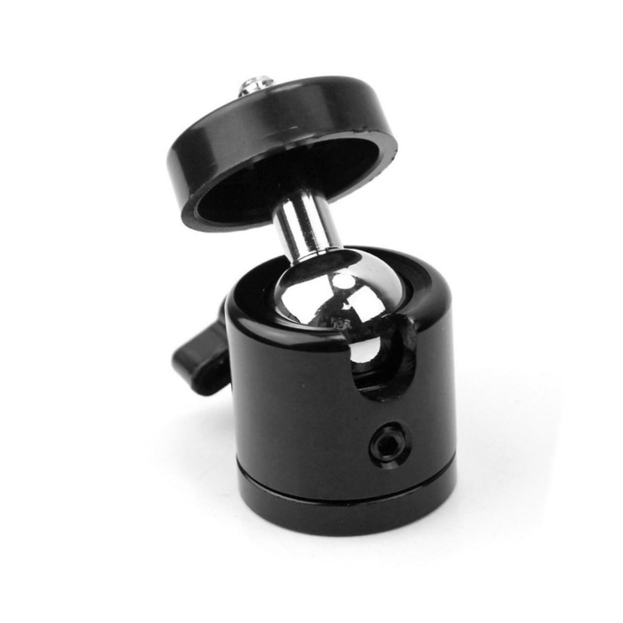 jojofuny 360degree Thread Mini Tripod Ball Head Pan Bendable for Camera Compact Black