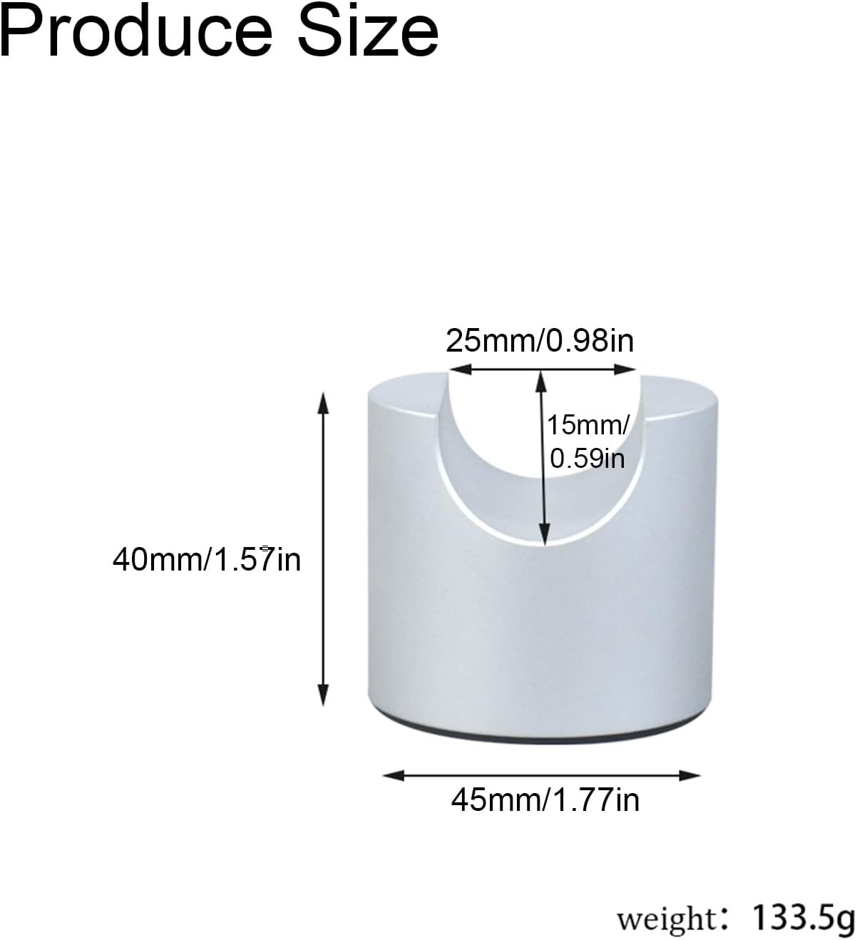 Aluminum Shaped Foot Pad HiFi Sound Wire Bracket Line Cable Stand Holder for Speakers Stands