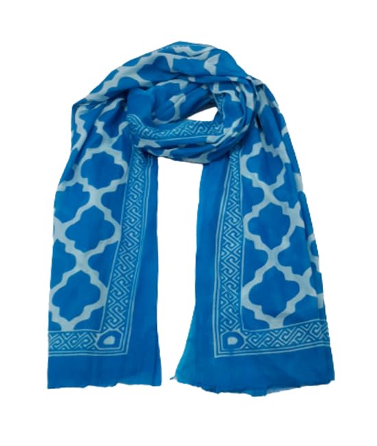 100% Pure Cotton Printed Black Scarf/stole for women summer-image-20