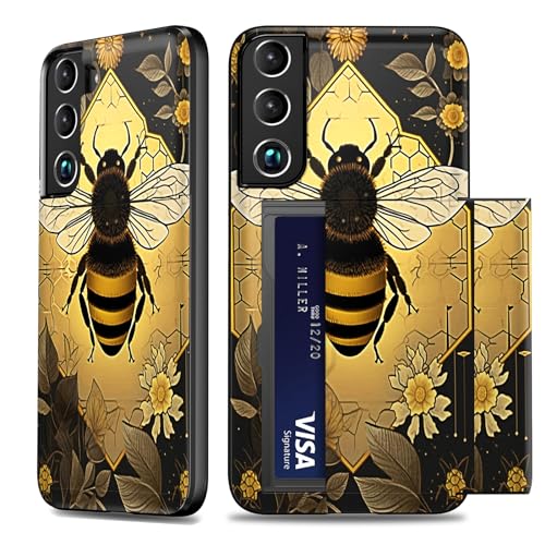 Coque fleurie Samsung S22 Plus : l'étui portefeuille idéal pour libérer vos poches en balade
