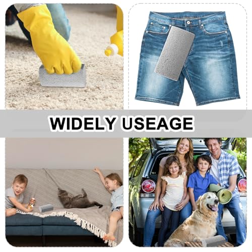 2 Stück Bimsstein Hund Trimmen, Haustier Haarentfernung für Tierhaare Bimsstein Pumice Stone Fußpflege Werkzeug Hunde Haarentferner Tierhaare Reinigung von Tierfellsteinen für Couch Bettwäsc Möbel