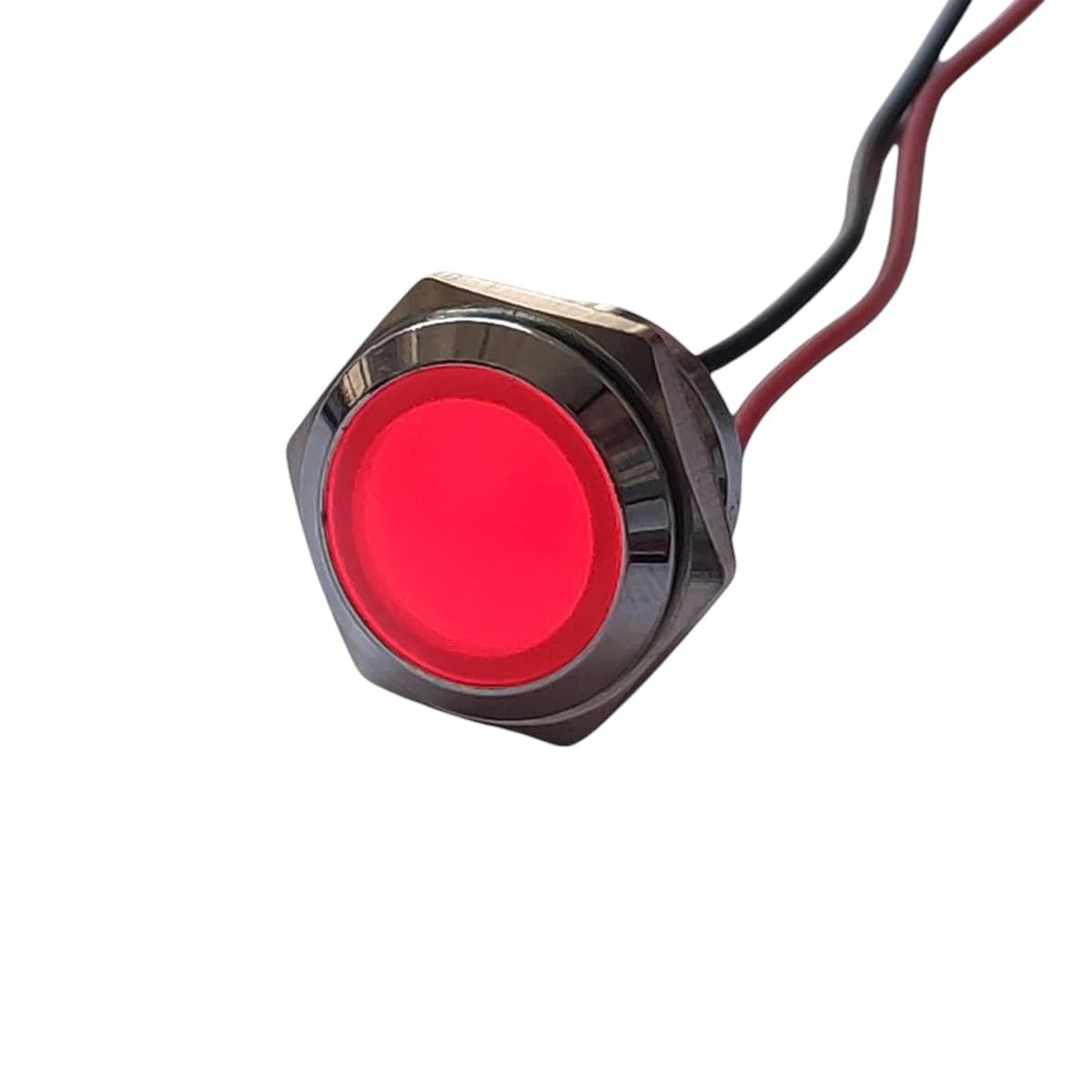 Red 380V 12/16/19/22Mm Metal Indicator Light Led 6V/12V/220V Waterproof Signal Lamp with Wires Soft Pilot Light New 2025 High for Reliable Electronic Component, Precision, Stable Performance