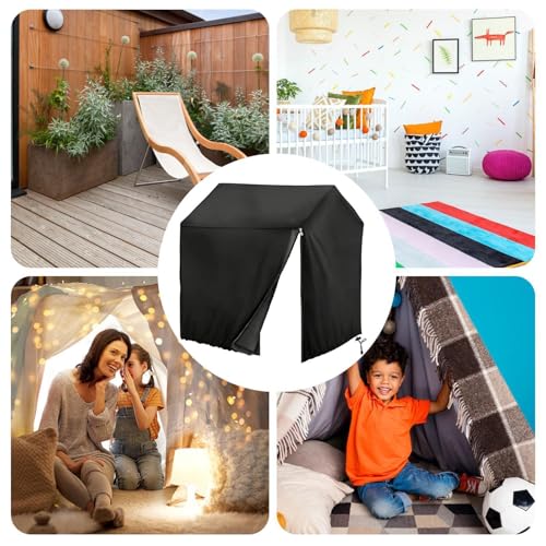 Cubierta antipolvo para casa de juegos de madera con proteccion solar y lona impermeable exterior 4