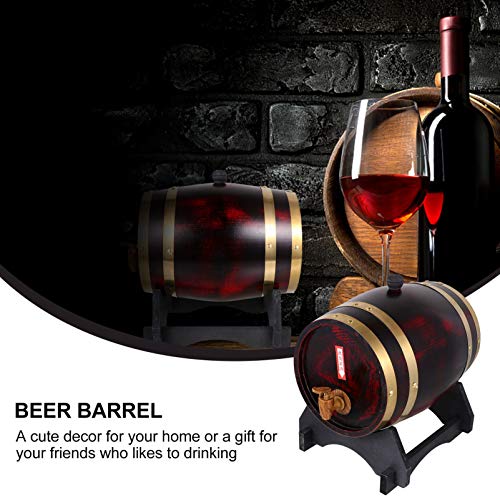 Yardwe 3L Barril de Uísque Dispenser Balde de Vinho Balde de Vinho Não Leakfor Servir E Entreter Tab