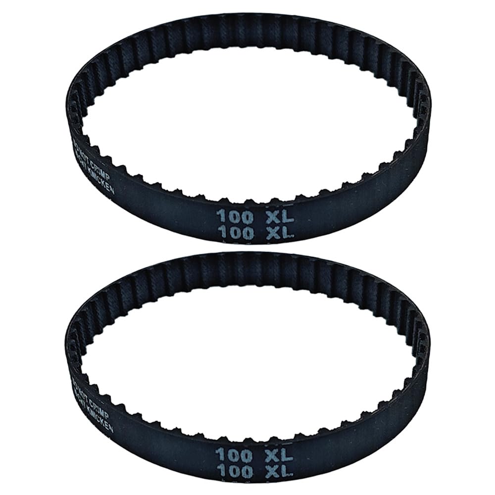 2Pcs 140XL037 Timing Belt 10mm Width 70 Teeth Cogged Rubber Synchronous Closed Loop Small Gear Drive Belts for 3D Printer Air Compressor Carbon Belt Replacement Disc Tabletop Sander Black — Amazon image 12