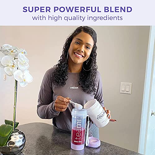 Teami Superfood Greens Powder + Beauty Butterfly Collagen Powder For Women - Super Greens Powder: Our Besst Immune Support Supplement For Promotes Digestion - Collagen Peptides: Supports Skin Health #TOP6