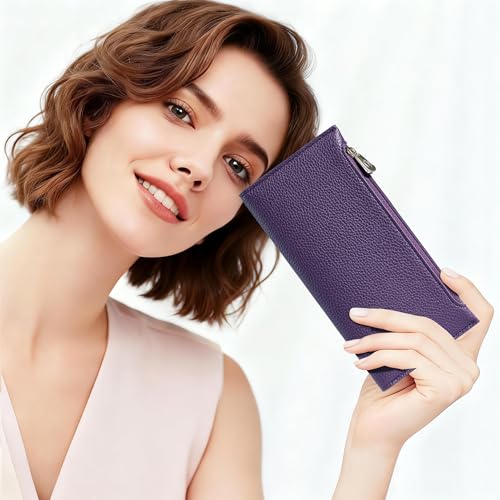 Image of Tipmile Slim Wallet for Women, RFID Blocking Credit Card Holder