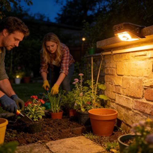 Éclairage solaire clipable pour extérieur idéal terrasse et balcon