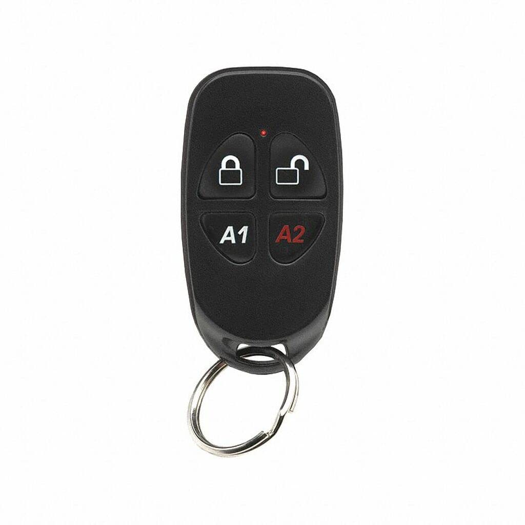 NapcoGEM-KEYF Compact 4-Button Key-Chain Remote (One Pack) (One Pack)