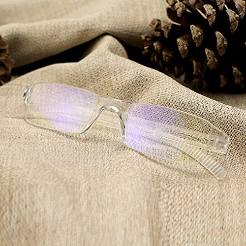 Image of VisionGlobal 8 Pairs Reading Glasses, Blue Light Blocking Glasses, Computer Reading Glasses for Women and Men, Fashion Square Eyewear Frame (4brown+4clear,+3.25 Magnification)