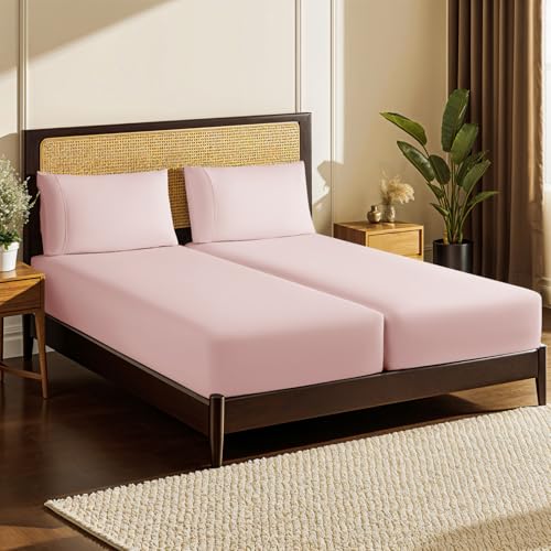LBRO2M 100% Egyptian Cotton Sheets 16" Deep Pocket 1000TC, 5Pcs