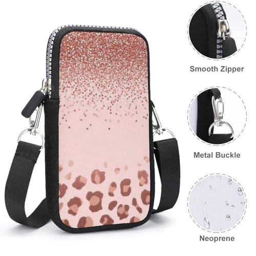 Women's Cell Phone Shoulder Travel Purse Holder Crossbody Cellphone Wallet Bag4