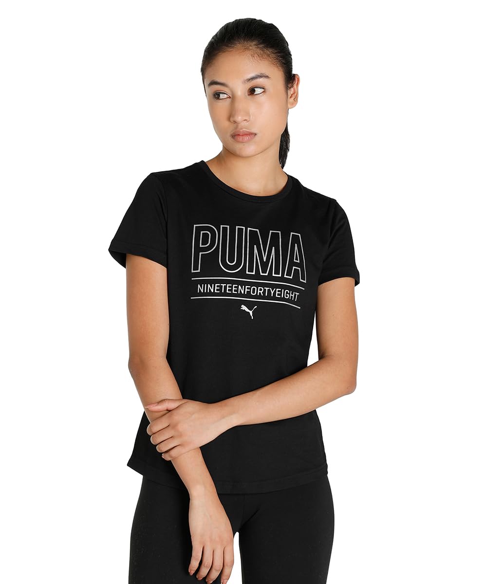 puma Women's Cotton Regular Fit T-Shirt-picture-30