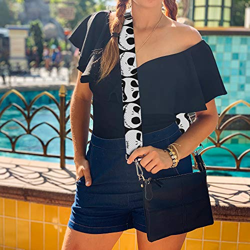 Purse Strap Nightmare Before Christmas 7 Jack Expressions Black White 2 Inches Wide2