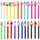 Cholemy 24 Pcs Nurse Pens Set Nursing Appreciation Gifts Bulk Cute Novelty Cartoon BallPoint Pens Medical Themed Pens,Office Supplies for Nurses Doctors Healthcare Workers Women, Multicolor