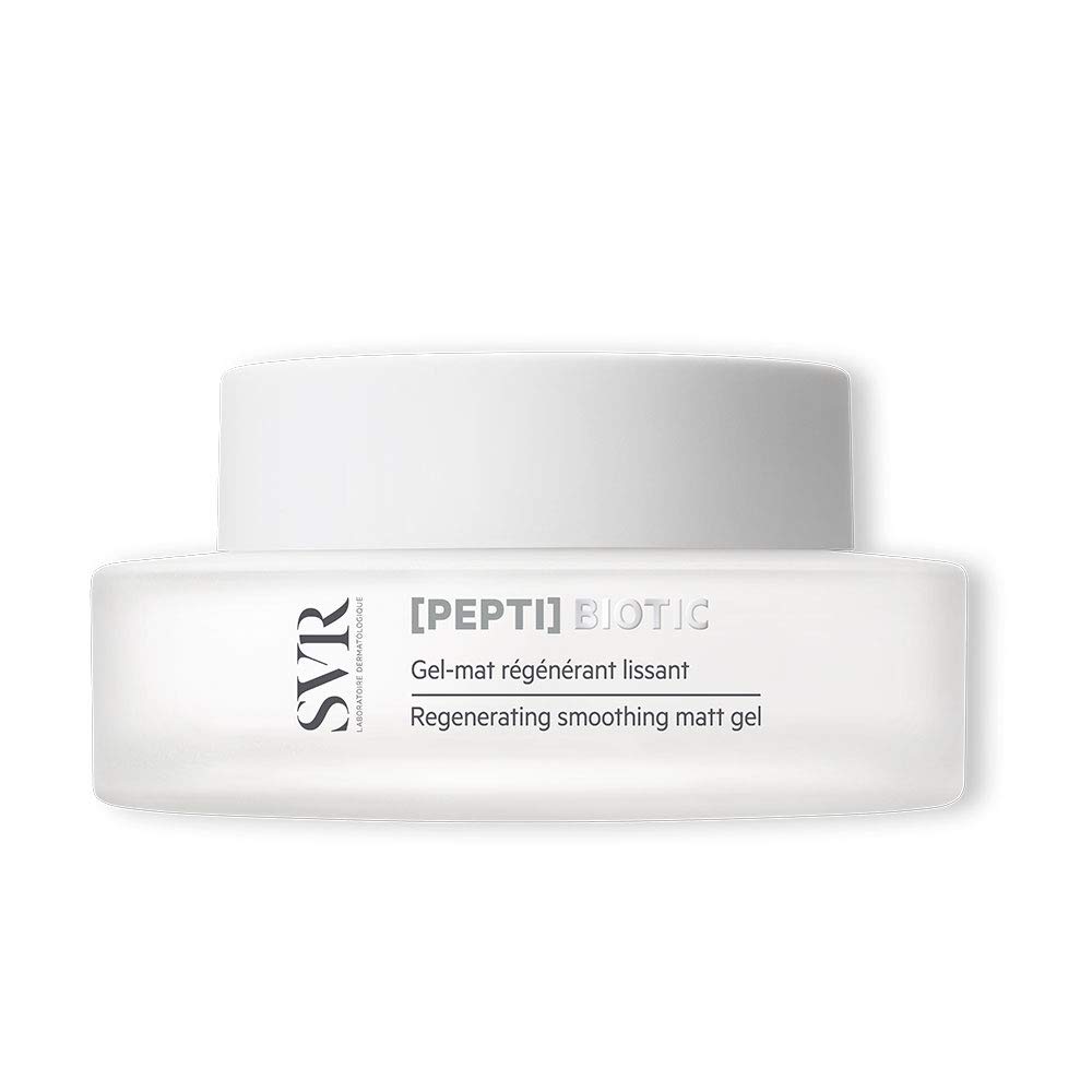 [Pepti] Biotic Balancing Anti-Ageing Face Matt Gel For Oily-Combination Skin With Peptides, Hyaluronic Acid, Probiotics And Stabilised Vitamin C - Controls Shine, Reduces Lines, 50Ml