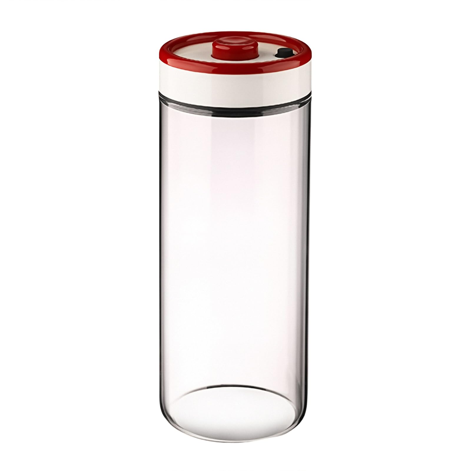 Buxuaaaa Kitchen Coffee Preservation Jar Shatter Proof Glass Vacuum Seal Container for Dry Foods Freshness 4 Capacity Option Sealed Coffee Canister with Vacuum Seal Technology