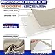 Leinenstoff Reparatur Patch 20x28cm(3er) - Stoff Flicken Selbstklebend Dunkelbeige, Selbstklebender Stoffe-Reparaturaufkleber, Selbstklebende Stoffe für Möbel, Leinen-Kissen, Autositze, Kopfteile
