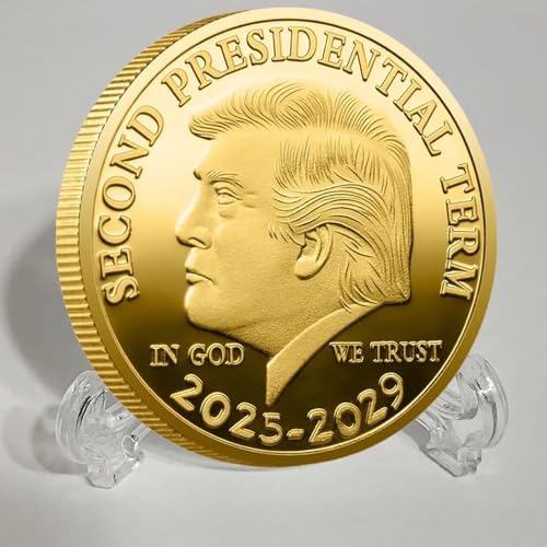 Yvhusk The 47th President Donald J. Trump Coin The Second Presidential Term 2025-2029 Challenge Coins Keepsake Q0259