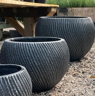 28cm Swirl Bowl - Planter- Flower Pot - Stonelite - Improved Fibreclay