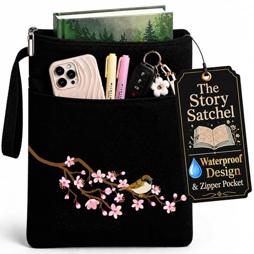 Pochette de protection imperméable livres de poche et brochés avec fermeture éclair noir irisé