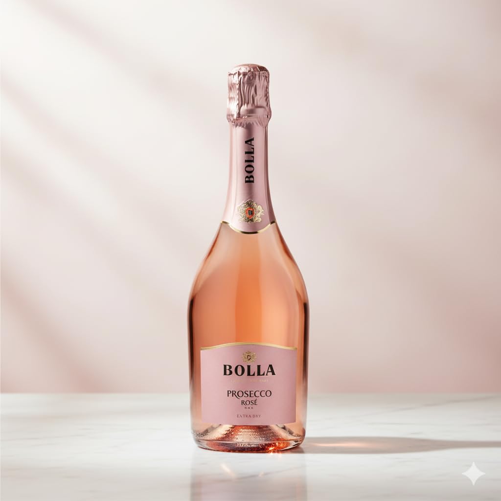 Bolla Prosecco DOC Rosé Extra Dry - Spumante Rosé, 6 bottiglie
