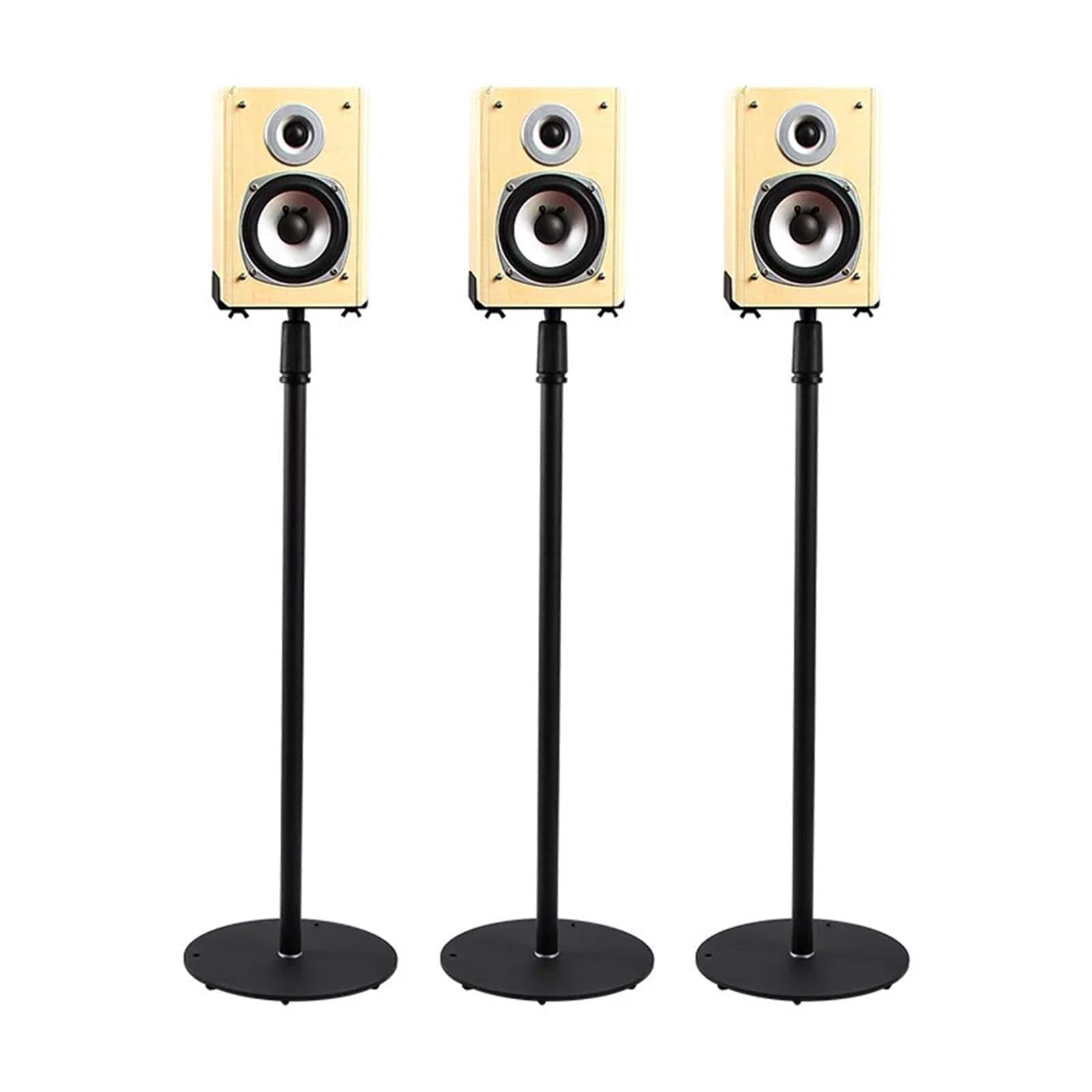 Supporto per diffusore da pavimento Supporto for altoparlante regolabile da 75-140 cm pavimento universale Cornice surround Staffa for Home Theater