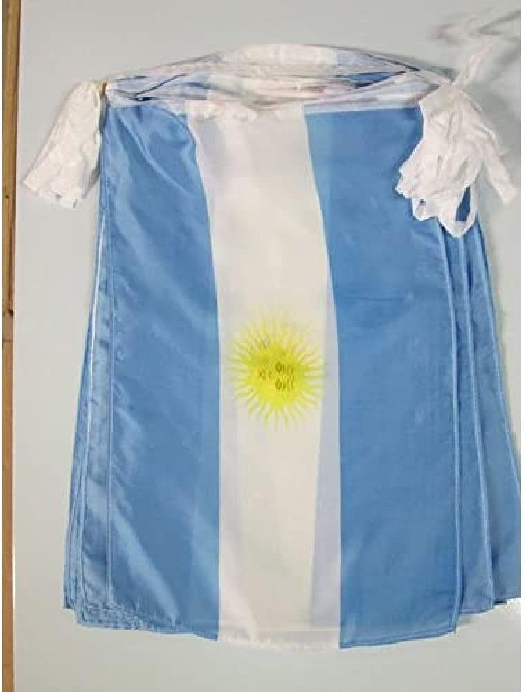 Bandera Argentina 39.4 ft BUNTING 20 banderas 18» x 12» – Banderas de cuerda argentina 11.8 x 17.7 in – AZ FLAG Bandera Argentina 39.4 ft BUNTING 20 banderas 18» x 12» – Banderas de cuerda argentina 11.8 x 17.7 in – AZ FLAG