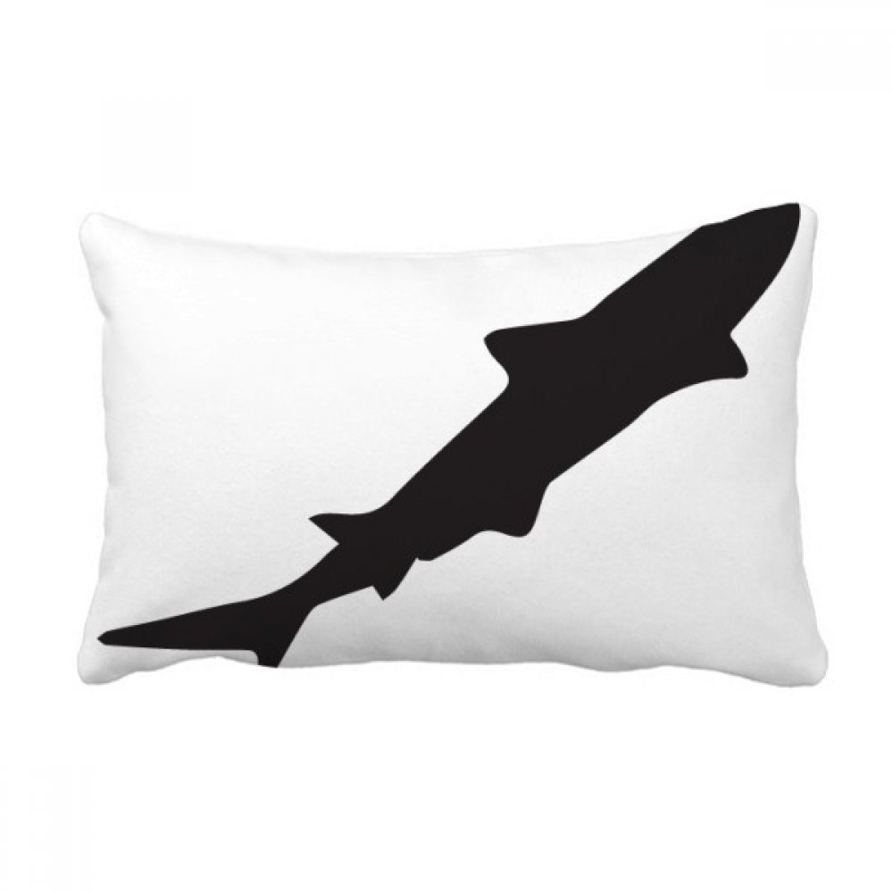 Coussin de canapé motif requin housse et insert multicolore 16x24