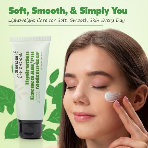 Image of Hydration Moisturiser Face Cream 50g for Women & Men, Daily AM PM Use, Lightweight Non-Greasy Moisturizer, Day & Night Hydrating Care for Soft Smooth Skin, Suitable for All Skin Types