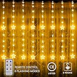 Cadena Luces LED - CroLED Luz Cadena Cortina IP44 Resistente al...